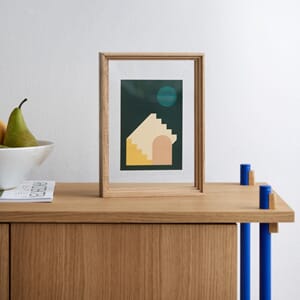 Stående Ramme A4 Eik