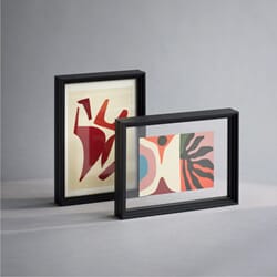 Stående Ramme A4 Sortbeiset Eik