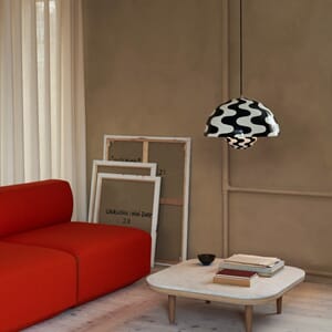 Flowerpot Taklampe Black and White VP2 Ø:50 cm