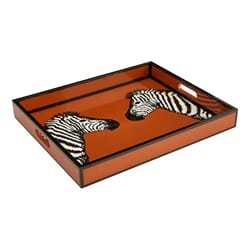 Zebra Laquer Tray