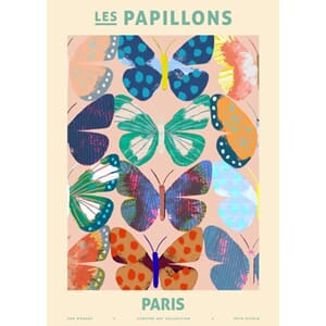 Poster Les Papillons Paris