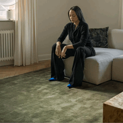 Gulvteppe Solid Wool Capulet Olive2.png