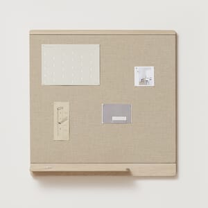 Rim Oppslagstavle Hvitoljet Eik 75x75