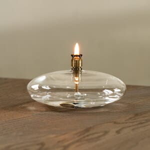 Oljelampe Disc Klar Ø:14