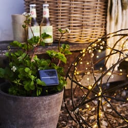 Lyslenke Knirke 8 meter m/solcelle