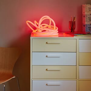 Flex Tube Lampe Rød 5 meter