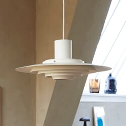 Taklampe P376 Matt Hvit