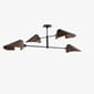Bonnet SC91 Chandelier_Bronzed w. Small Stem 400 mm_Front_down_light.jpg