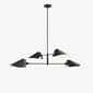 Bonnet SC92 Chandelier_Black w. Medium Stem 1100 mm_Front_down_light.jpg