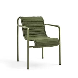 Quilted Pute til  Dining Arm Chair