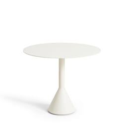 Palissade Cone Table Cream White Ø:90