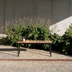 Ville Outdoor Bench AV27 Warm Black