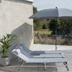 Parasoll Elios Ø:200 Grey