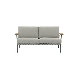 Settle Sofa / 2-Seater - Ribbed Weave 2/Dark Green