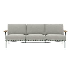 Settle Sofa / 3-Seater - Ribbed Weave 2/Dark Green