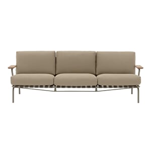 Settle Sofa / 3-Seater - Ribbed Weave 5/Taupe