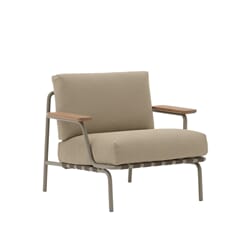 Settle Lounge Chair - Ribbed Weave 5/Taupe