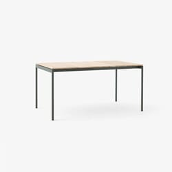 Ville Outdoor Dining Table AV25 Bronze Green frame Teak