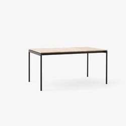 Ville Outdoor Dining Table AV25 Warm Black frame Teak
