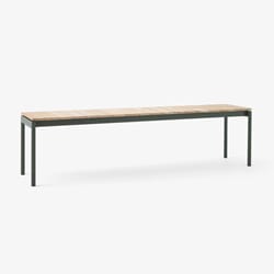 Ville Outdoor Bench AV28 Bronze Green