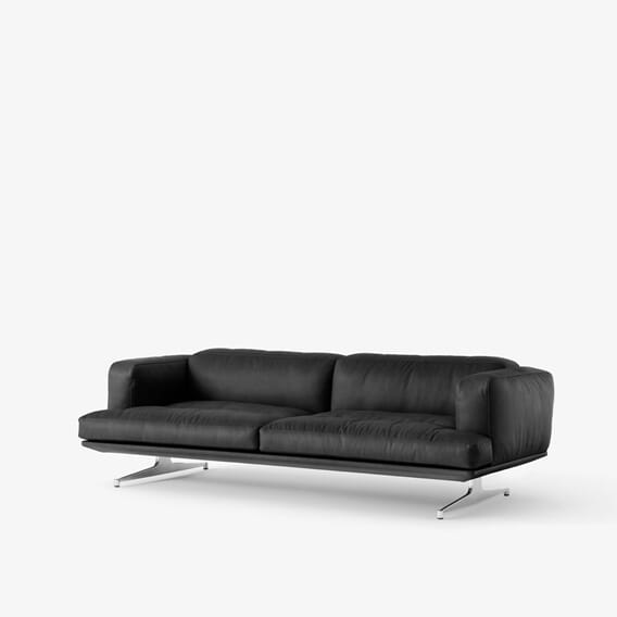 Inland AV23_Noble Aniline leather Black w. Polished aluminium base.jpeg
