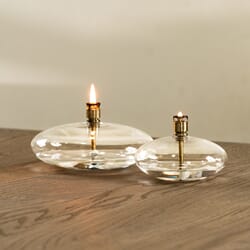 Oljelampe Disc Klar Ø:10
