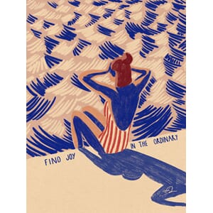 Poster Find Joy In The Ordinary 50x70