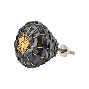 Loke Knott Lær Svart