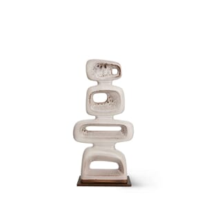 Keramikk-skulptur Reactive Brown