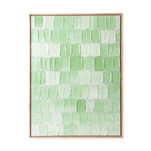 Maleri Green Palette Abstract 75x100