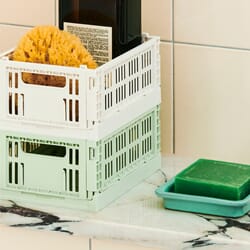 HAY Colour Crate Mini Set of 2 off-white_mint_Soap Bar Two lemongrass_Soap Dish light green01.jpg