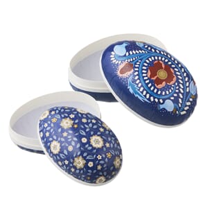 2 stk | Påskeegg Poppy Indigo