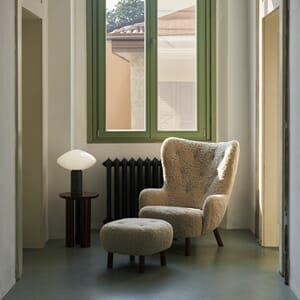 Petra Lenestol VB3 m/Puff Sheepskin 09 Moonlight