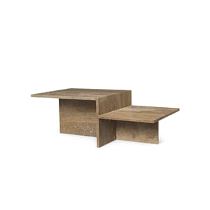 Distinct Sofabord Mørkebrun Travertine