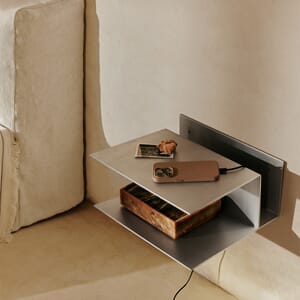 Nattbord Lager Aluminium