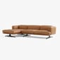 Inland Left Chaise Longue Sofa AV42_Warm Black w. Cognac_Angled FrontVemstre.jpg