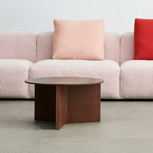 Slit Table Round  XL Wood