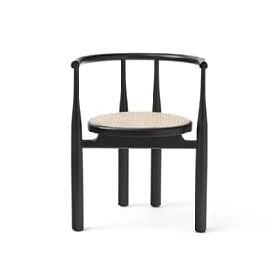 Bukowski Spisestol Sort Rattan