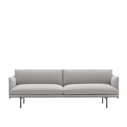 Outline Sofa 3 seter Stoff/Svart base
