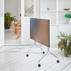 TV-stativ Moon Rollin' Chrome