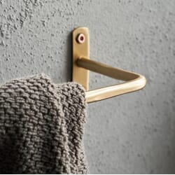 Håndklestang Welo Børstet Messing