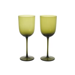 2 stk | Rødvinsglass Host Moss Green