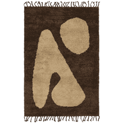 Gulvteppe Abstract Brown 120x180