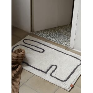 Lay Badematte Off White/Coffee 50x70