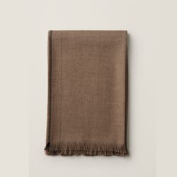 Alpakkapledd  Écru Brown