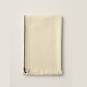 Alpakkapledd  Écru White