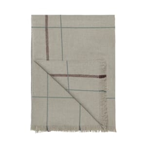 Alpakkapledd  Square Light Green