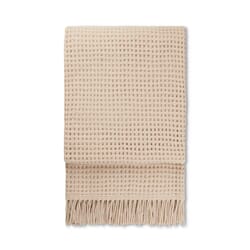 Alpakkapledd Basket Beige