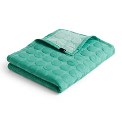 Sengeteppe Mega Dot Sea Green 235x245cm