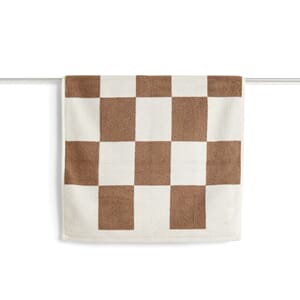Badematte Check Cappuccino 50x90